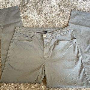 Lululemon Mens ABC Pant Slim Size 34 Grey Green